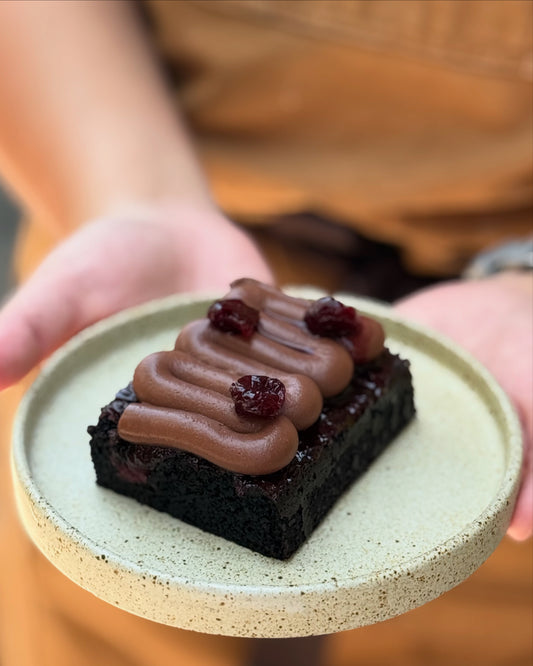 Chocolate Cherry Rye Cake