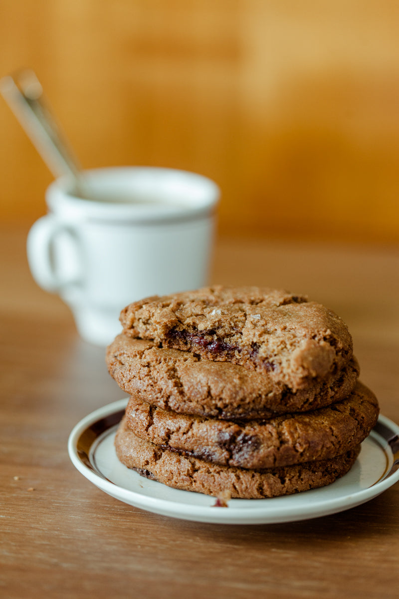 Peanut Butter Raspberry Jelly Cookie